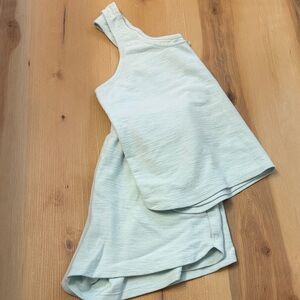 Old Navy Mint Green Sleeveless Top and Short Set